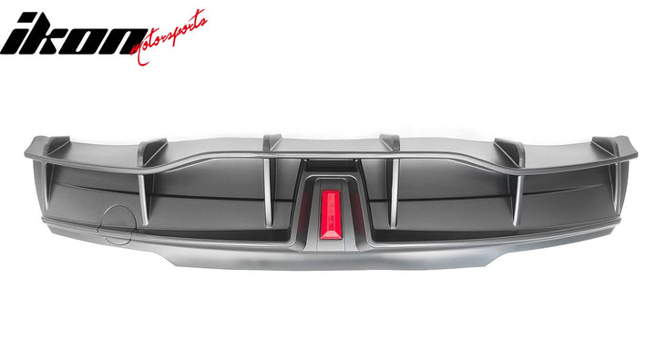 2020-2024 Tesla Y IKON Matte Black Rear Bumper Lip W/ RearÂ Aprons PP