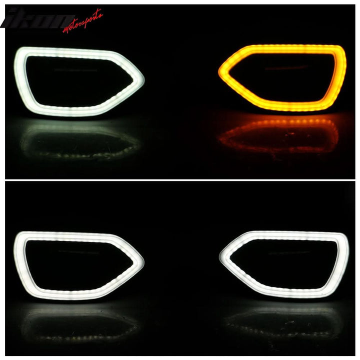 2020-2023 Dodge Charger SRT Widebody Style Smoke LED Mesh Grille ABS