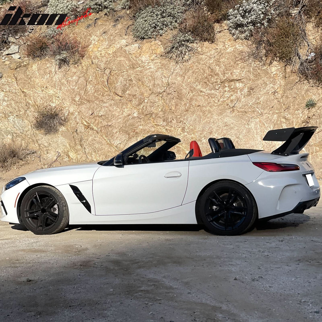 Universal 65'' GT Trunk Spoiler V1 Brackets V4A Legs + V4D Plates ABS