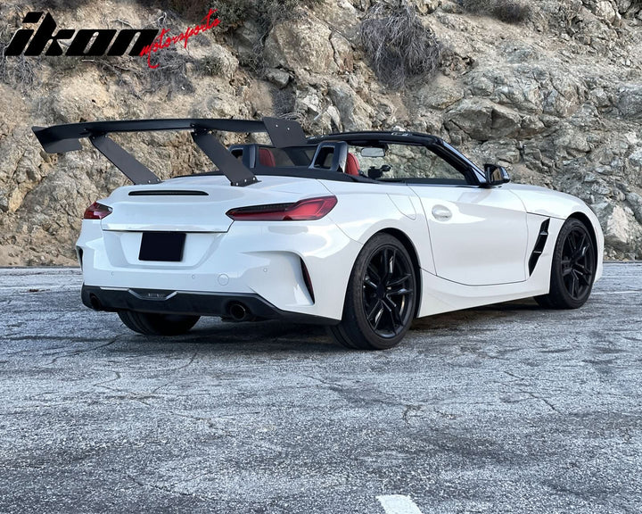 Universal 57'' GT Trunk Spoiler V1 Brackets V4D Legs + Side Plates ABS