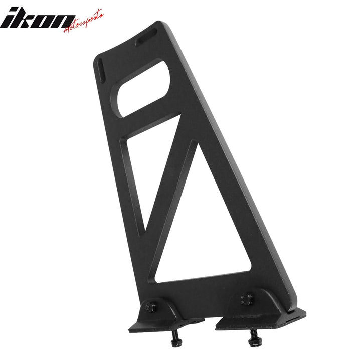 56"Inch GT Style Trunk Spoiler V1 Side Plates V6 Legs 3D Carbon Fiber