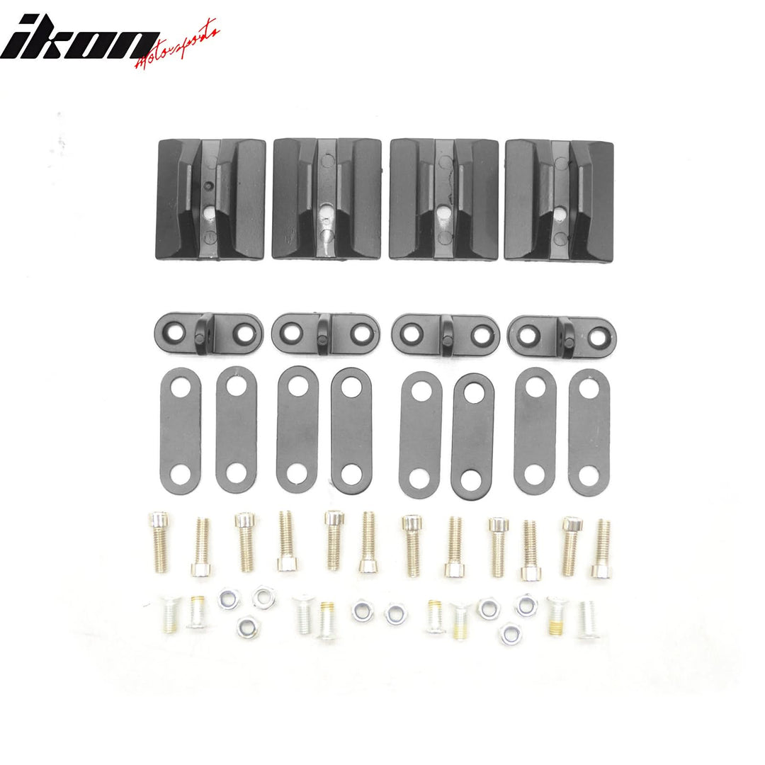 57'' 12" Height Drag Trunk Spoiler V2 Side Plates V6 Legs Carbon Fiber