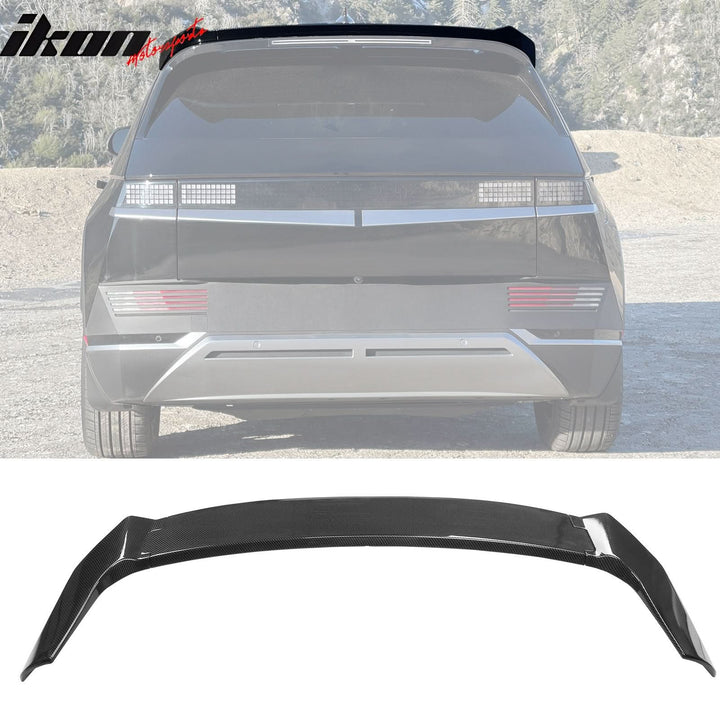 2022-2024Â Hyundai Ioniq 5 Carbon Fiber Print Trunk + Roof Spoiler ABS