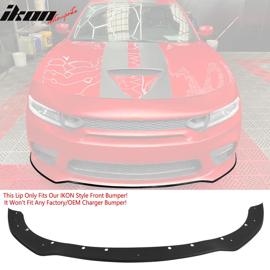 2015-2023 Dodge Charger Widebody SRT Bumper Cover Matte Black Lip PP