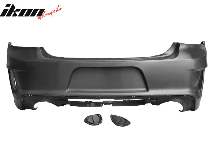 2020-2023 Dodge Charger Rear Bumper Cover + IKON Rear Diffuser Black P