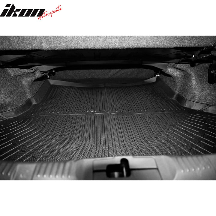 2015-2023 Ford Mustang 3D Floor Mats All Weather Trunk Carpets TPE