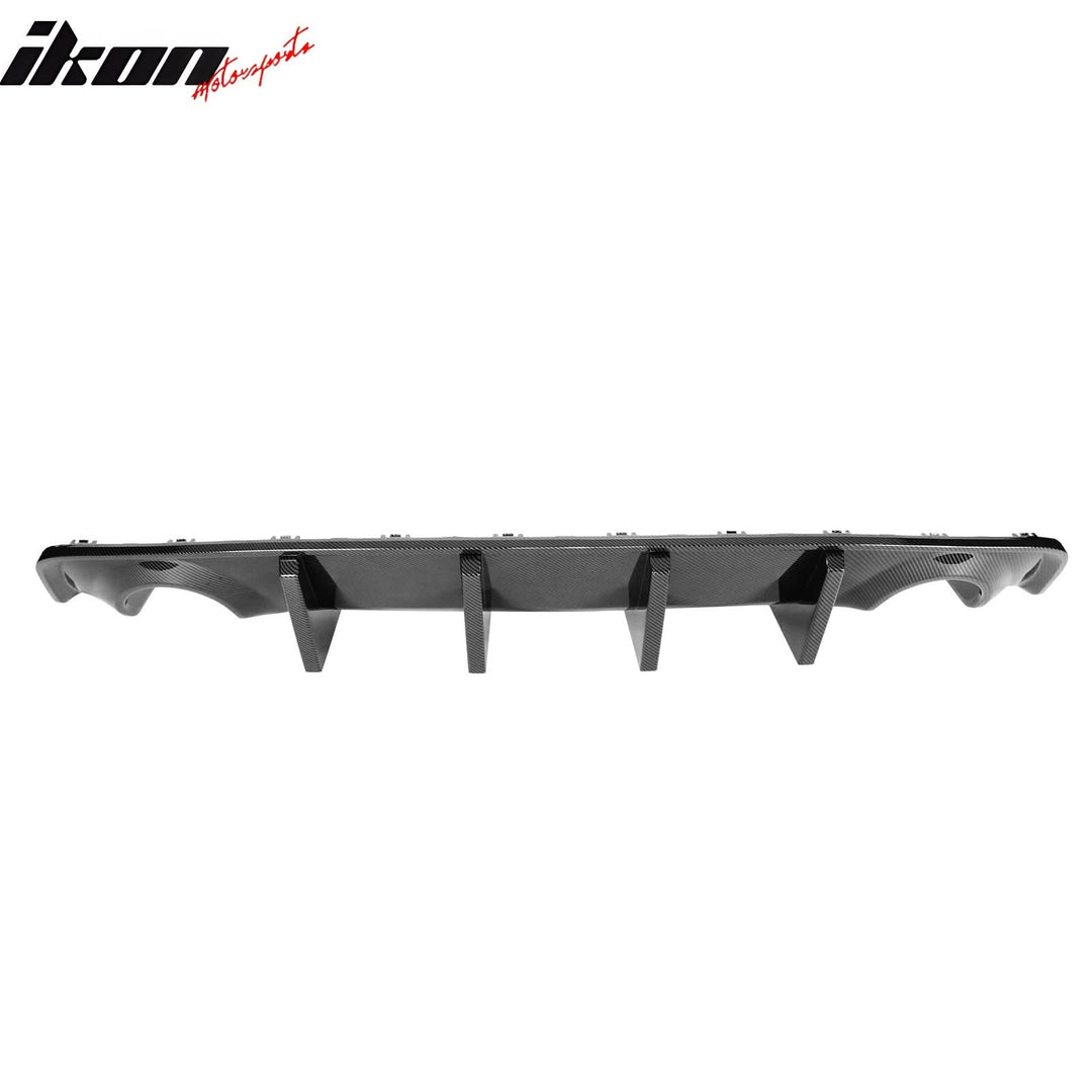 2015-2023 Dodge Charger Widebody Gloss Whole Bumper Diffuser PP W/ LED