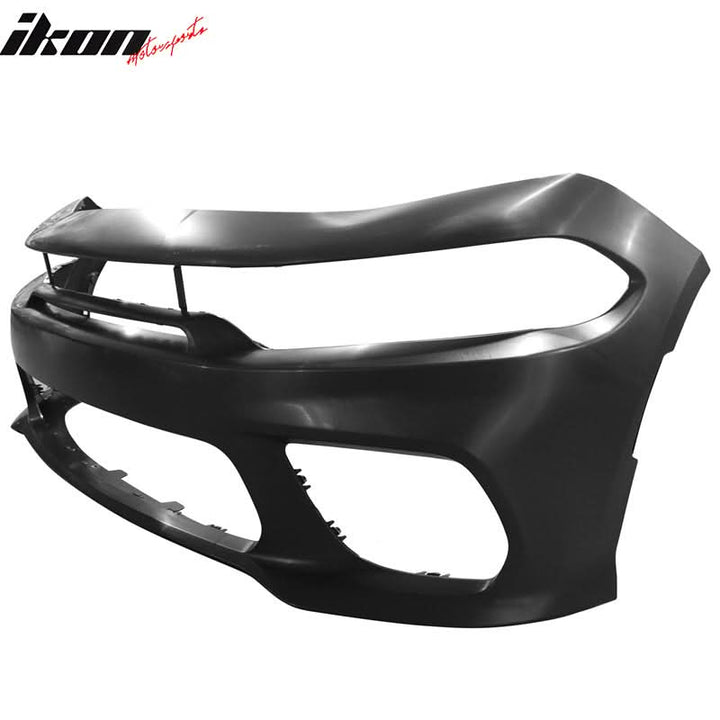2015-2023 Dodge Charger Widebody SRT Rear Front Bumper Pink Lip PP LED