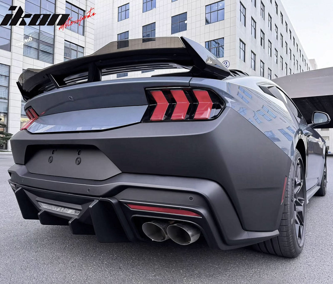 2024-2025 Ford Mustang Bumper Cover W/ Rock Matte Black Diffuser PP