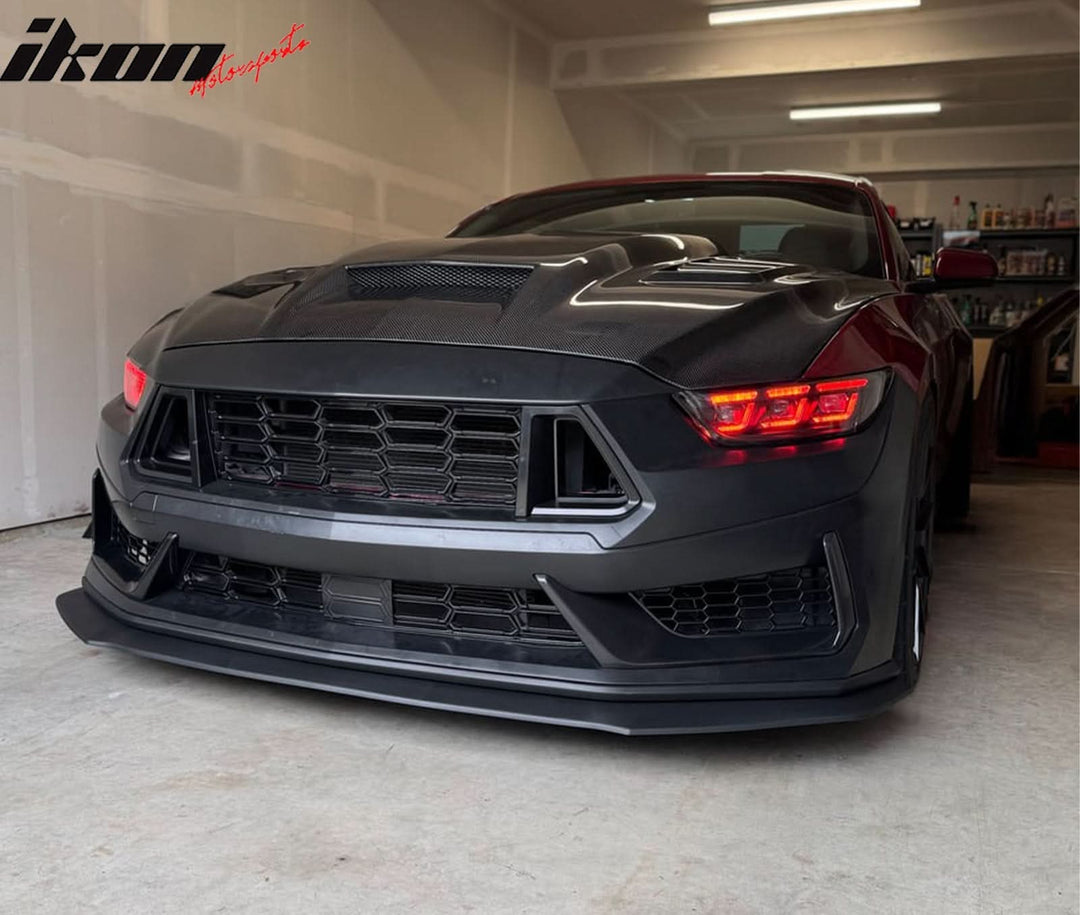 2015-2017 Ford Mustang Dark Horse Style Front Bumper Cover Headlight