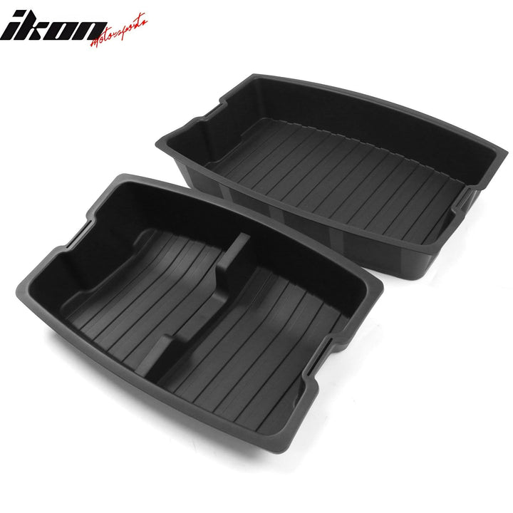 2024-2025 Tesla Model 3 Rear Trunk Lower + Upper Storage Organizer Box