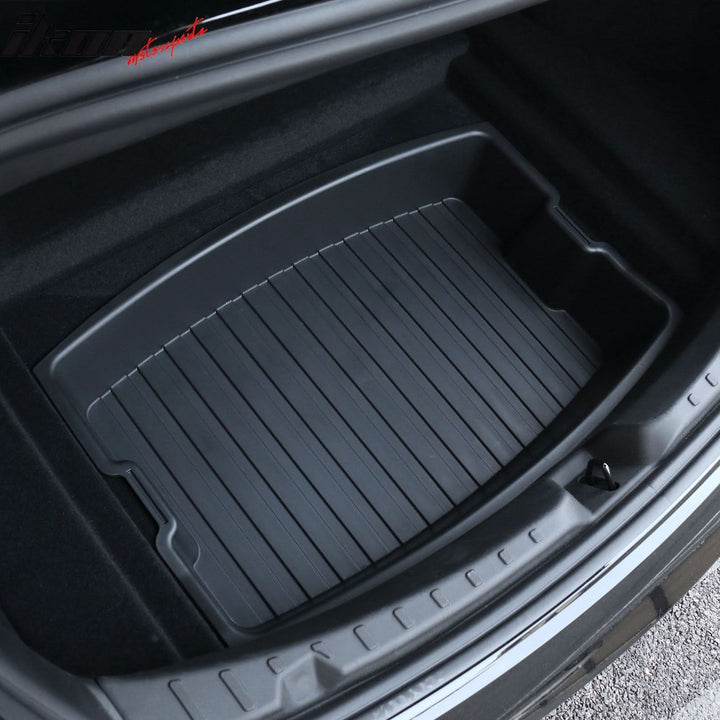 2024-2025 Tesla Model 3 Rear Trunk Lower + Upper Storage Organizer Box