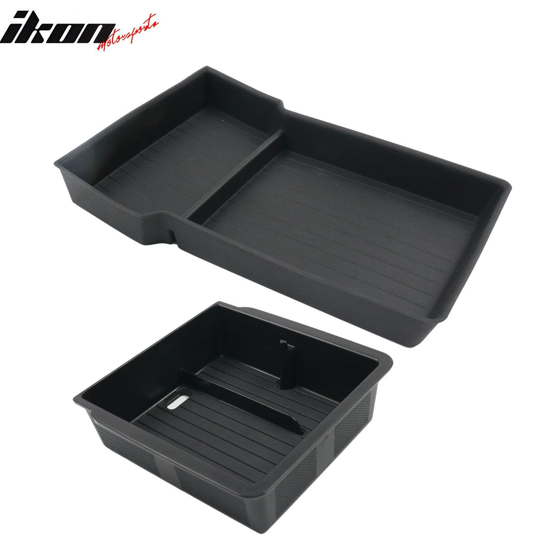 2024-2025 Tesla Model 3 Lower + Upper Center Console Storage Box TPE