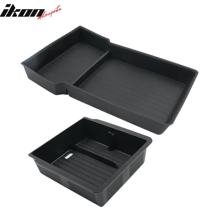 2024-2025 Tesla Model 3 Lower + Upper Center Console Storage Box TPE