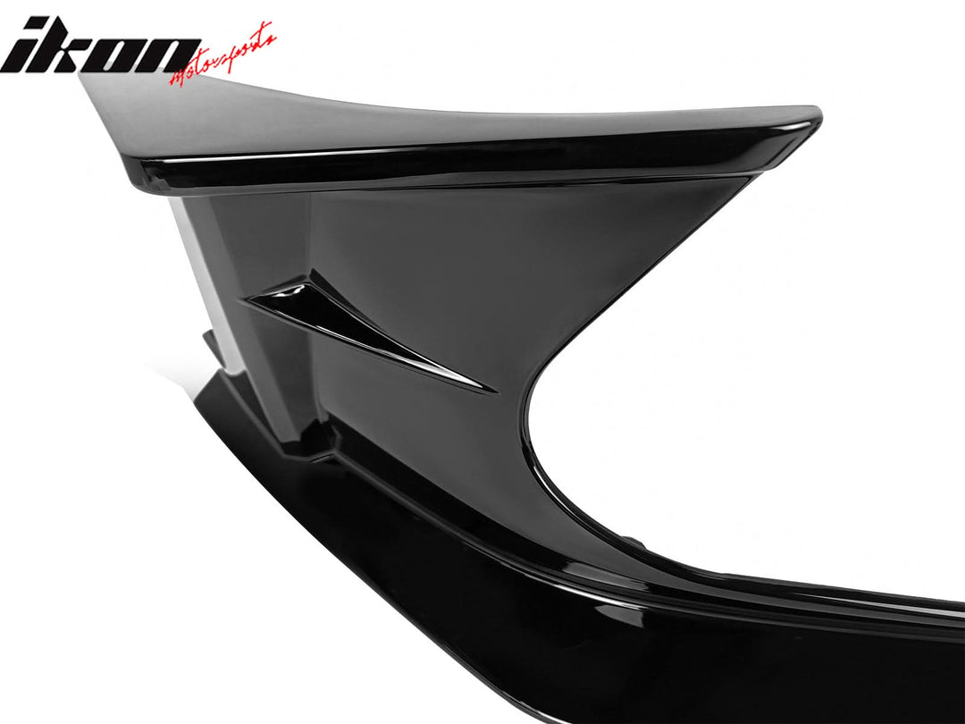 2019-2025 Toyota Corolla Gloss Black Front Splitters + Side Canards