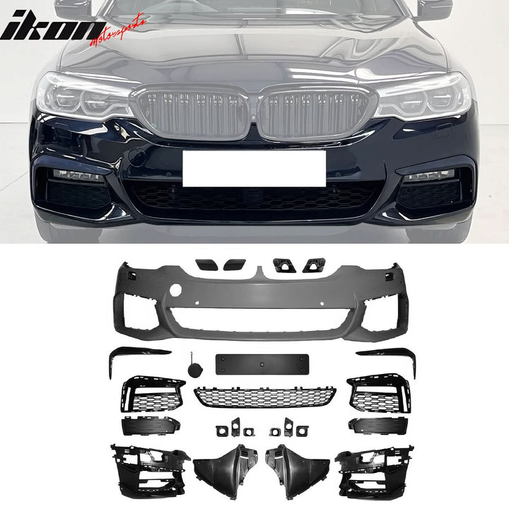 2017-2020 BMW G30 5 Series M-Tech Front Rear Bumper Covers Side Skirts