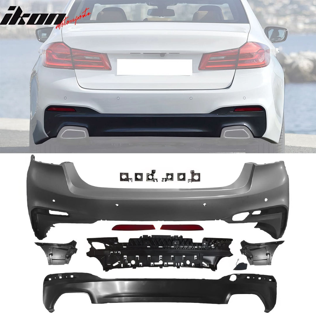 2017-2020 BMW G30 5 Series M-Tech Front Rear Bumper Covers Side Skirts