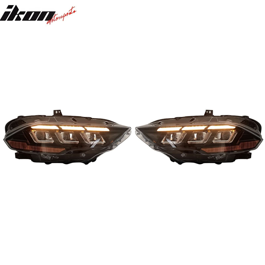 2018-2023 Ford Mustang Dark Horse Bumper Cover Switchback Headlight PP