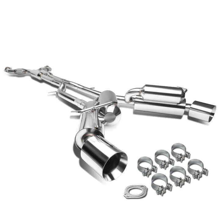 09-18 Nissan 370Z Catback Exhaust System Dual Rolled Tip Stainless Steel