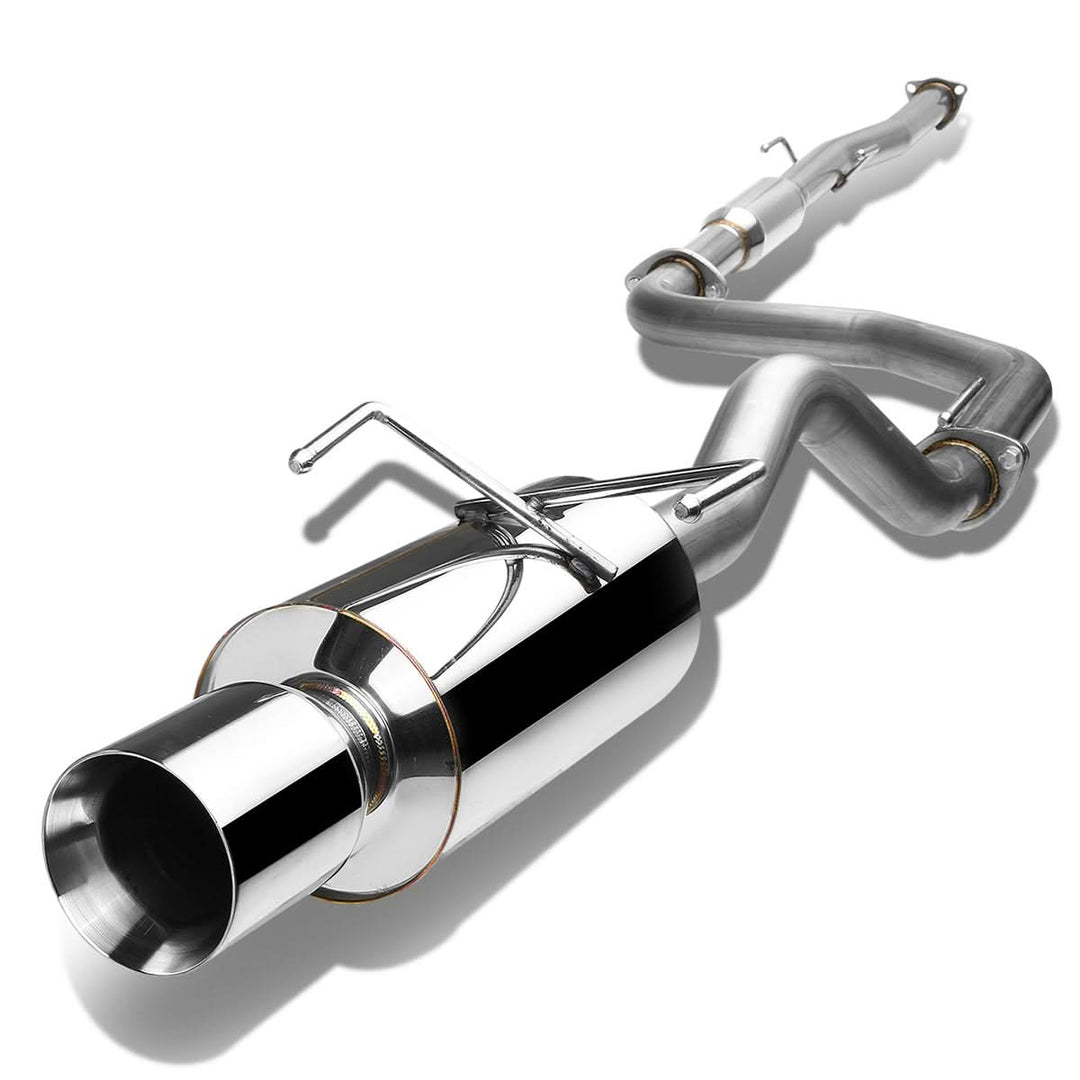 94-01 Acura Integra 2DR GSR Catback Exhaust Single Rolled Tip Stainless Steel