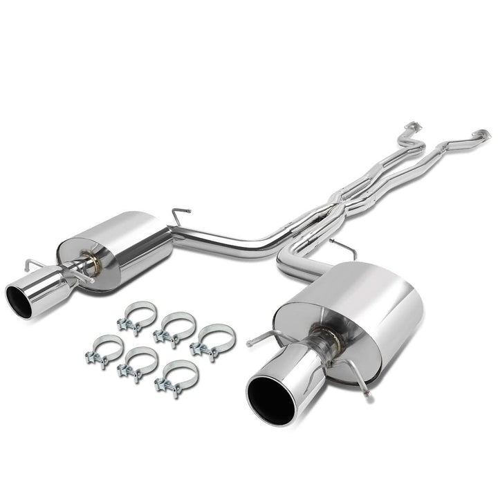 09-11 Cadillac CTS-V Catback Exhaust System Stainless Steel Dual Tip