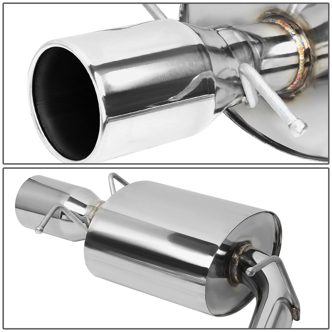 09-11 Cadillac CTS-V Catback Exhaust System Stainless Steel Dual Tip