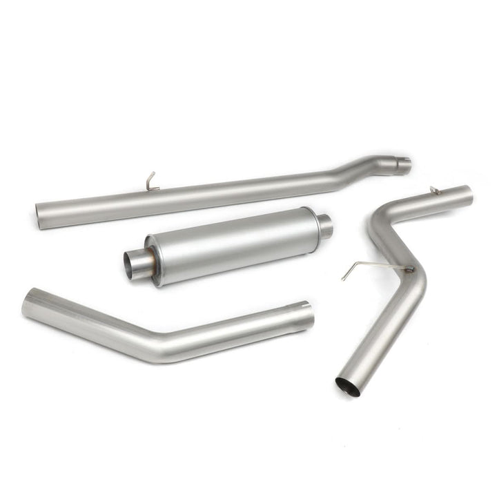 2005-2007 Dodge Dakota Catback Exhaust System Single Tip Stainless Steel