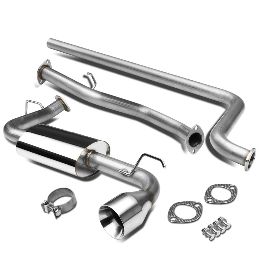 2000-2005 Dodge Neon Single Rolled Tip Catback Exhaust Stainless Steel