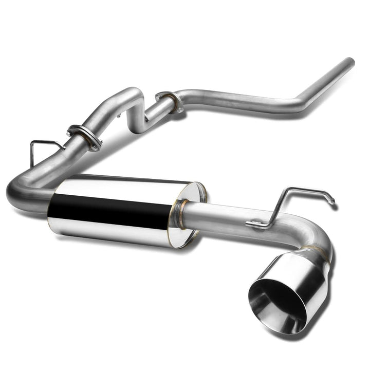 2000-2005 Dodge Neon Single Rolled Tip Catback Exhaust Stainless Steel