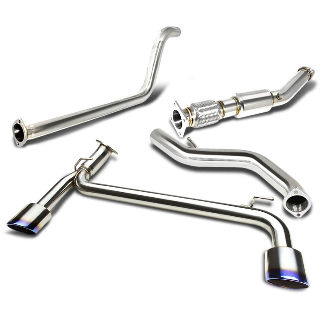 2003-2005 Dodge Neon SRT-4 Catback Exhaust - Dual Burnt Tips Stainless Steel