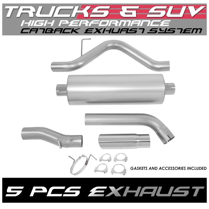 2004-2005 Dodge Ram 5.7L Catback Exhaust System Stainless Steel