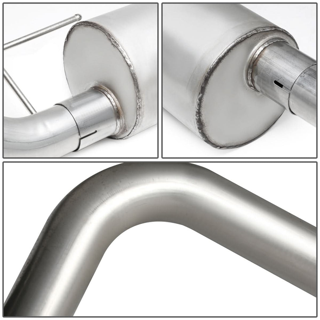 2009-2010 Ford F-150 Single Tip Catback Exhaust Stainless Steel