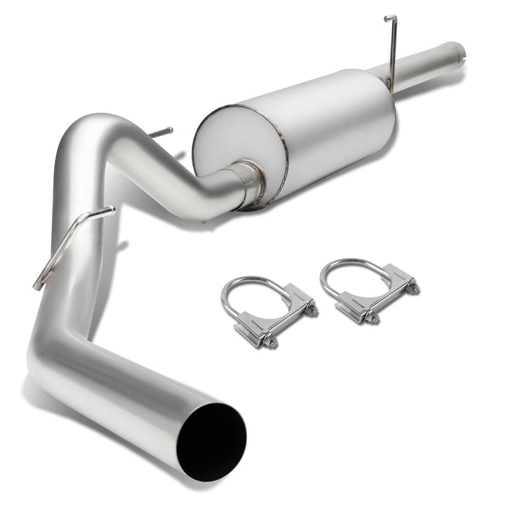 10-14 Ford F-150 6.2L Extended Cab Single Tip Catback Exhaust - Stainless Steel