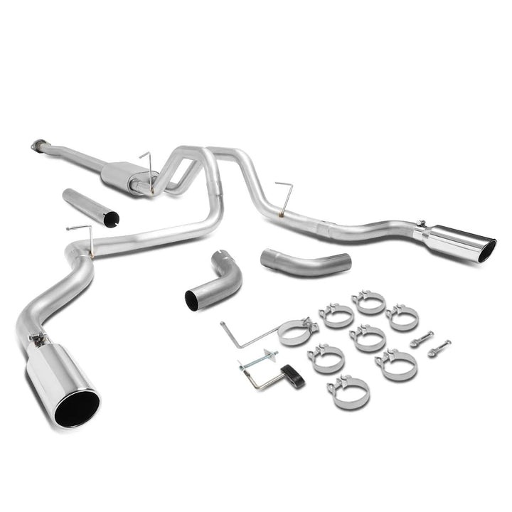 2015-2019 Ford F-150 Dual Tip Catback Exhaust System Stainless Steel