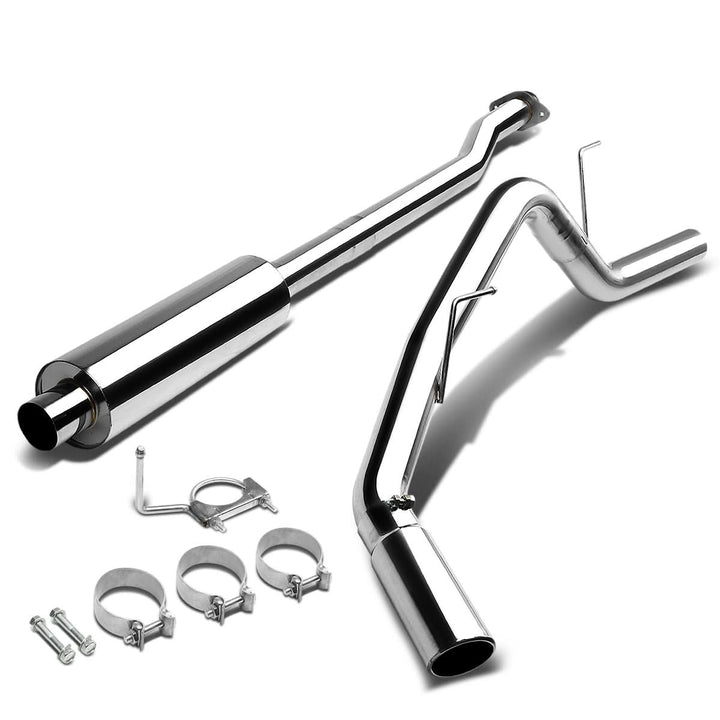 97-04 Ford F-150 Catback Exhaust System Single Tip Stainless Steel
