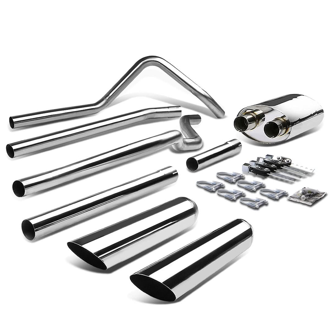 2004-2010 Ford F-150 Type-2 Style Catback Exhaust Stainless Steel