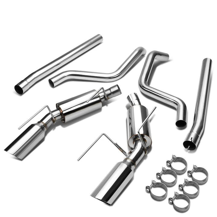 05-09 Ford Mustang 4.6L V8 Catback Exhaust - Dual Tip Stainless Steel