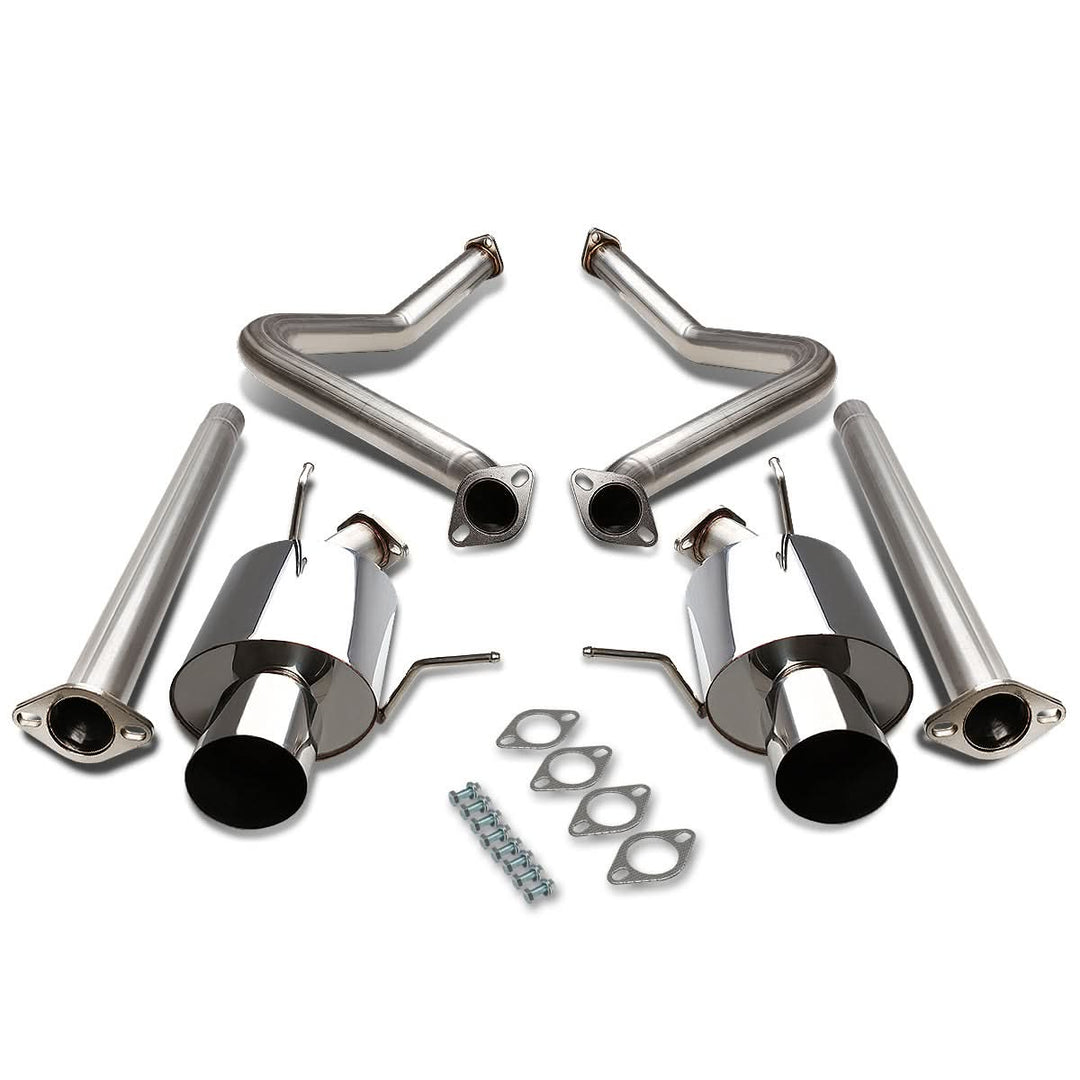 11-14 Ford Mustang 3.7L V6 Dual Tip Catback Exhaust Stainless Steel