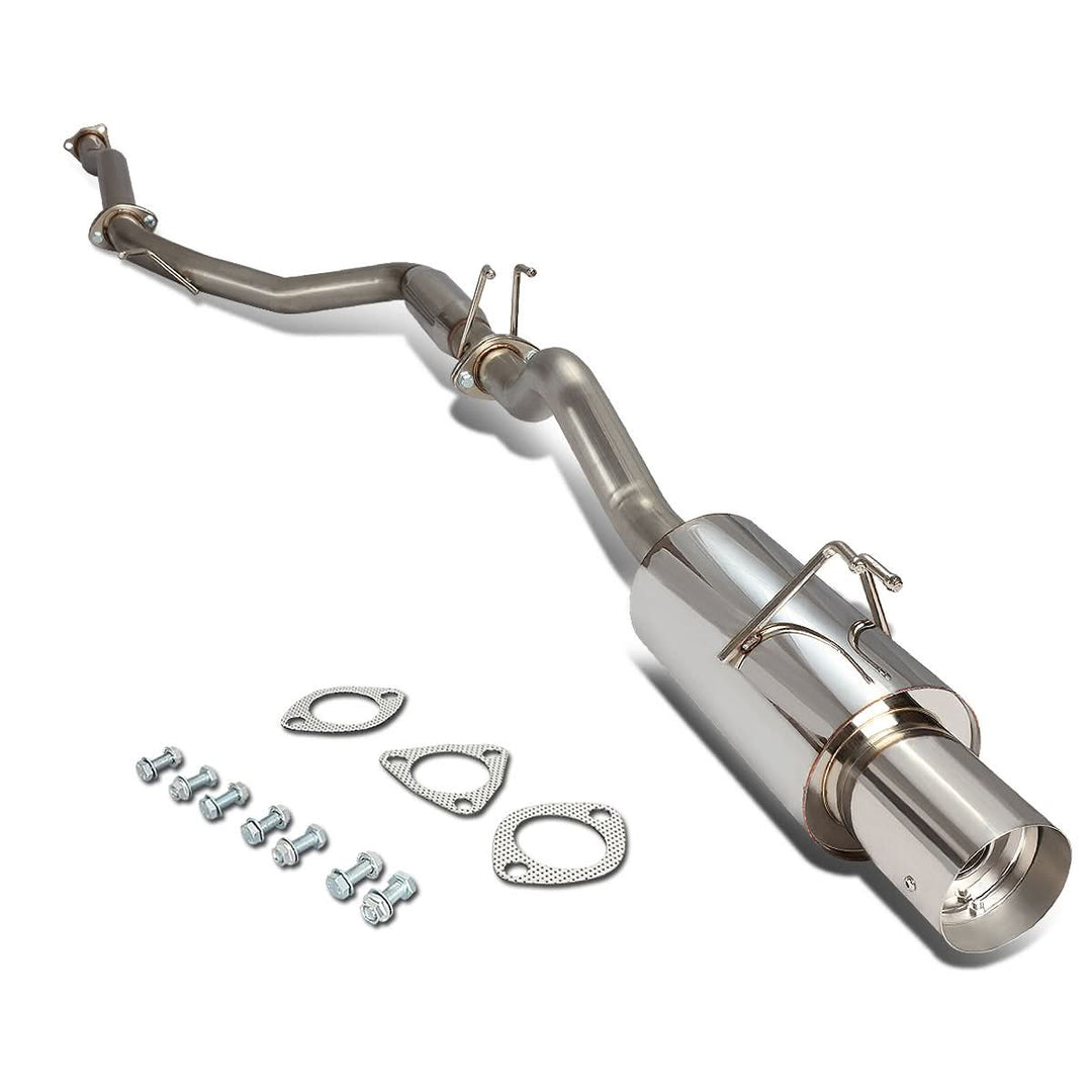 06-08 Honda Civic Si Catback Exhaust Single Tip Stainless Steel