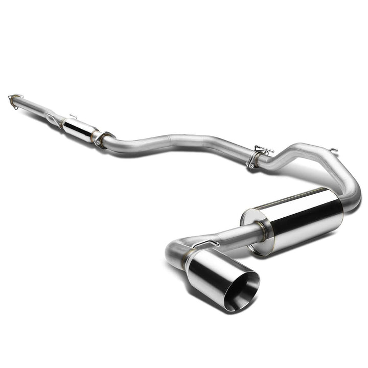88-91 Honda CRX Catback Exhaust Single Rolled Tip Stainless Steel