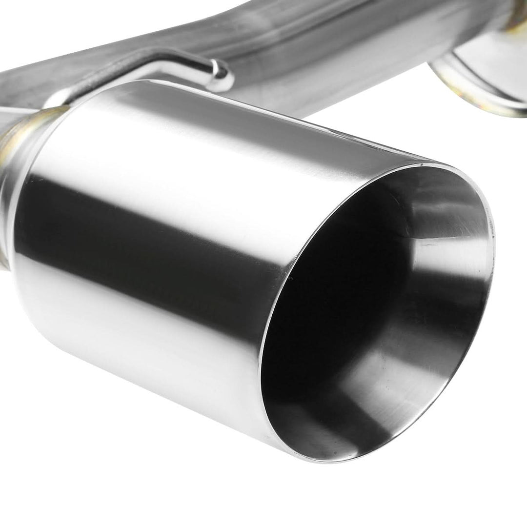88-91 Honda CRX Catback Exhaust Single Rolled Tip Stainless Steel