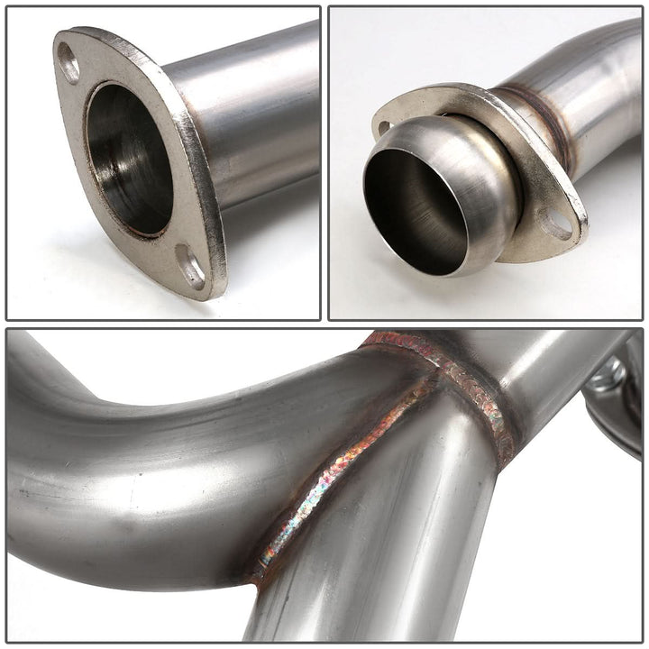 2003-2006 Hyundai Tiburon V6 Catback Exhaust Dual Burnt Tip Stainless Steel