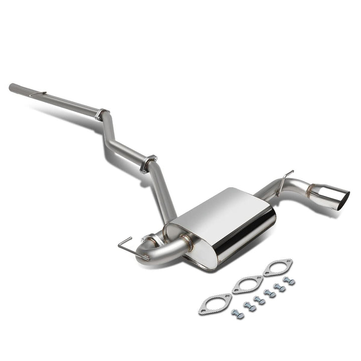 07-13 Jeep Patriot Catback Exhaust System Single Tip Stainless Steel