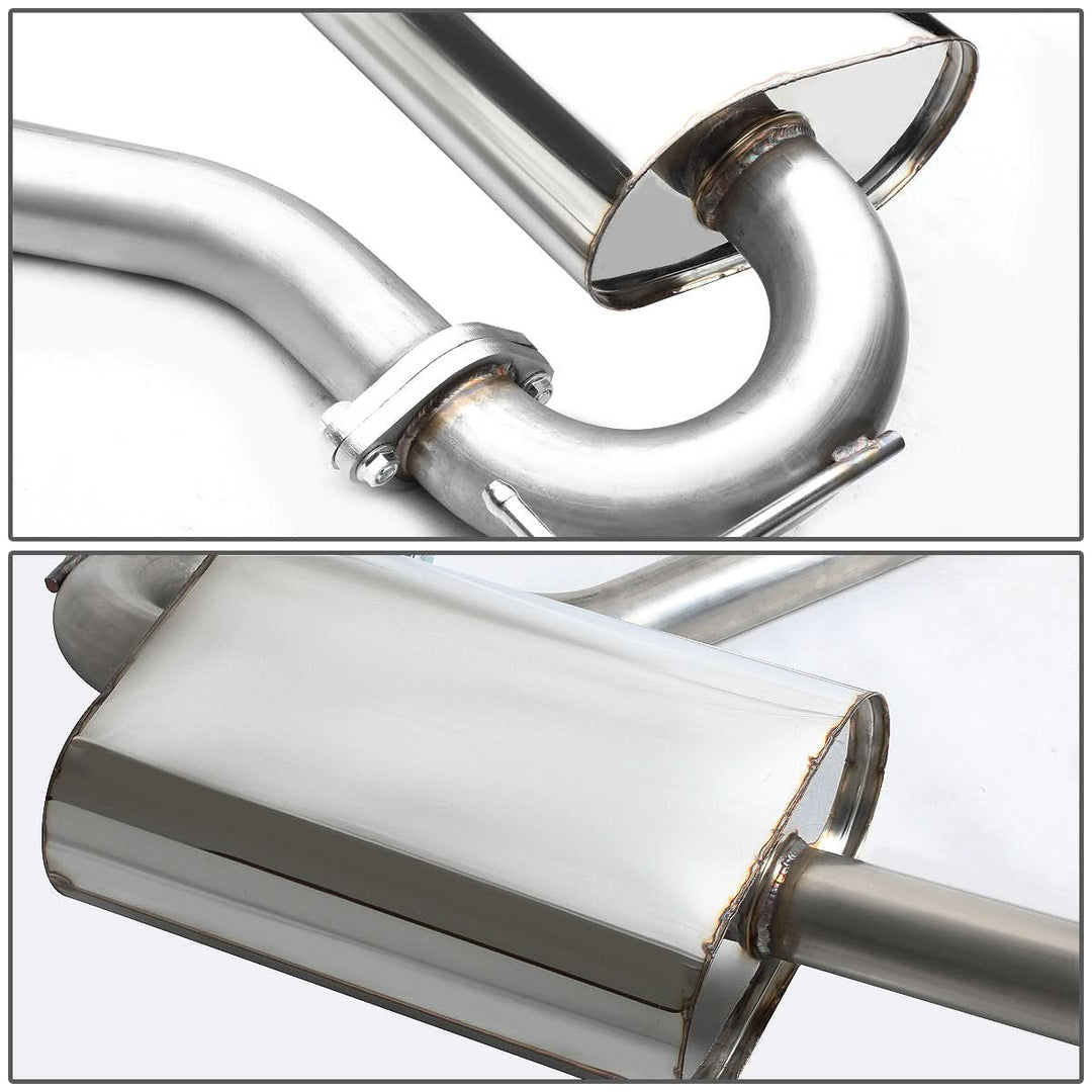 07-13 Jeep Patriot Catback Exhaust System Single Tip Stainless Steel
