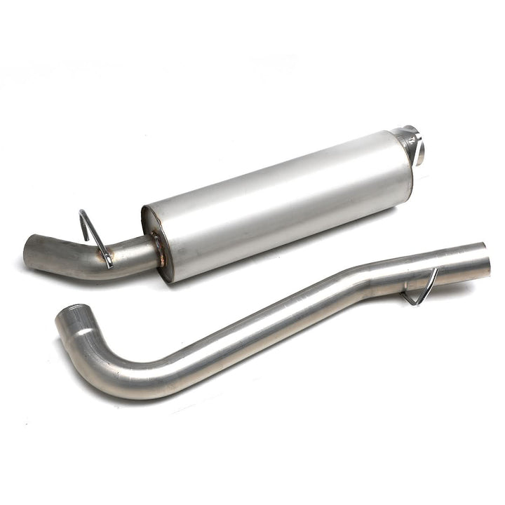 2000-2006 Jeep Wrangler Single Catback Exhaust System Stainless Steel