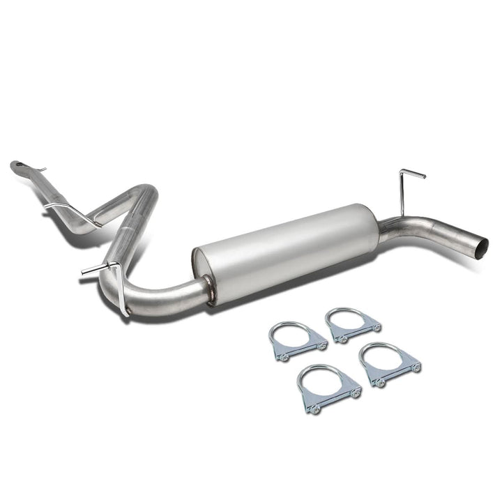 2012-2017 Jeep Wrangler Single Catback Exhaust System Stainless Steel