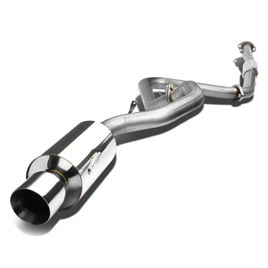 2000-2005 Mitsubishi Eclipse Catback Exhaust Single Rolled Tip Stainless