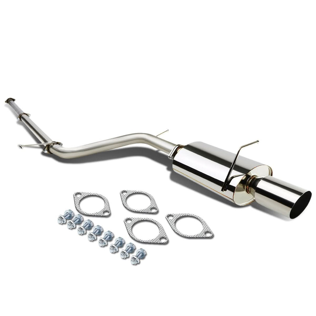 2006-2012 Mitsubishi Eclipse Single Tip Catback Exhaust Stainless Steel