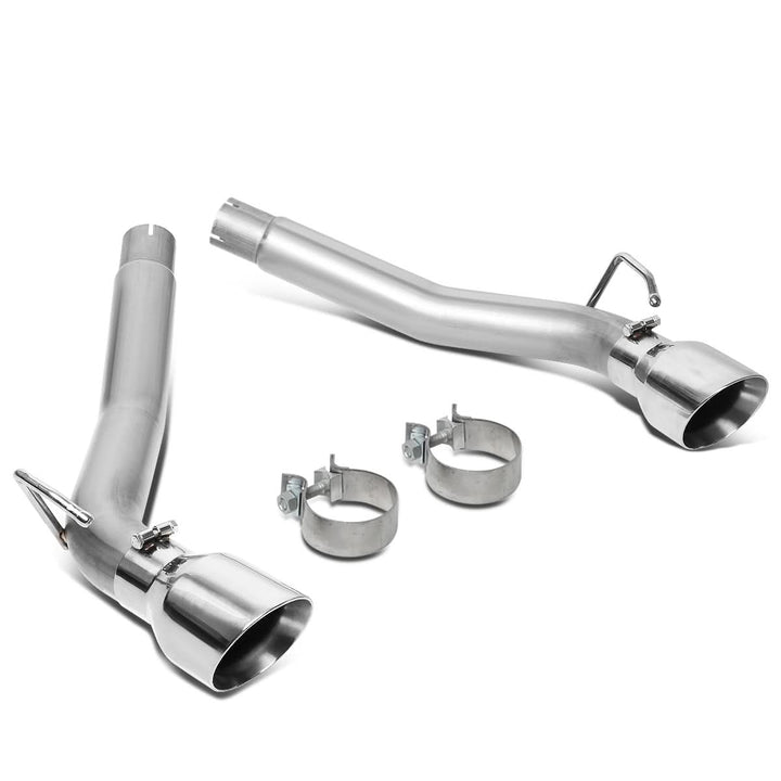 10-15 Chevrolet Camaro 6.2L Axelback Dual Rolled Tip Exhaust Stainless Steel