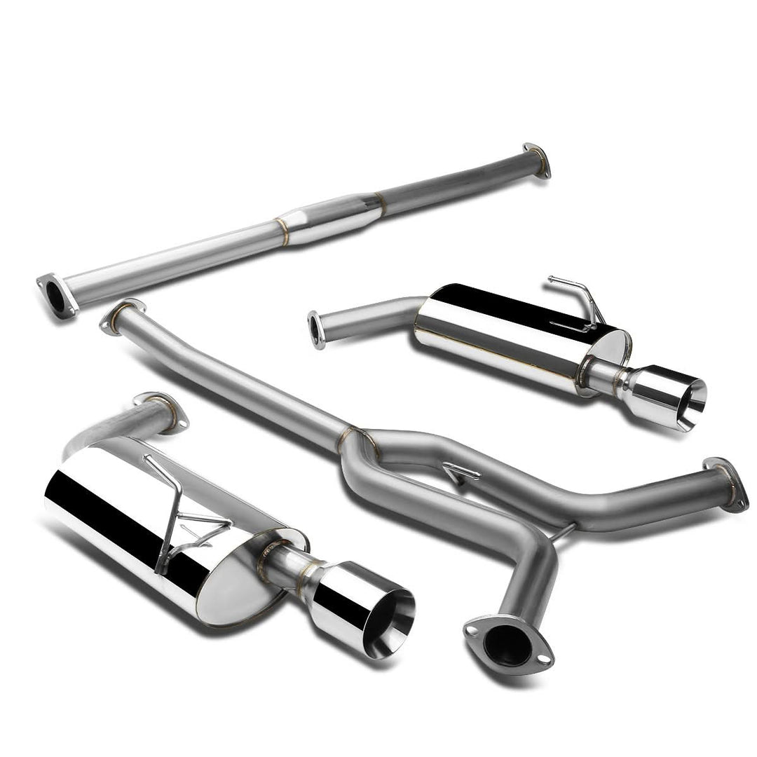 2004-2008 Nissan Maxima Dual Rolled Tip Catback Exhaust - Stainless Steel